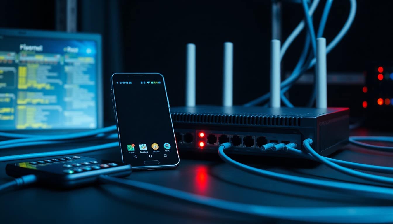 Android and router validation workflow for VLESS Reality setup.